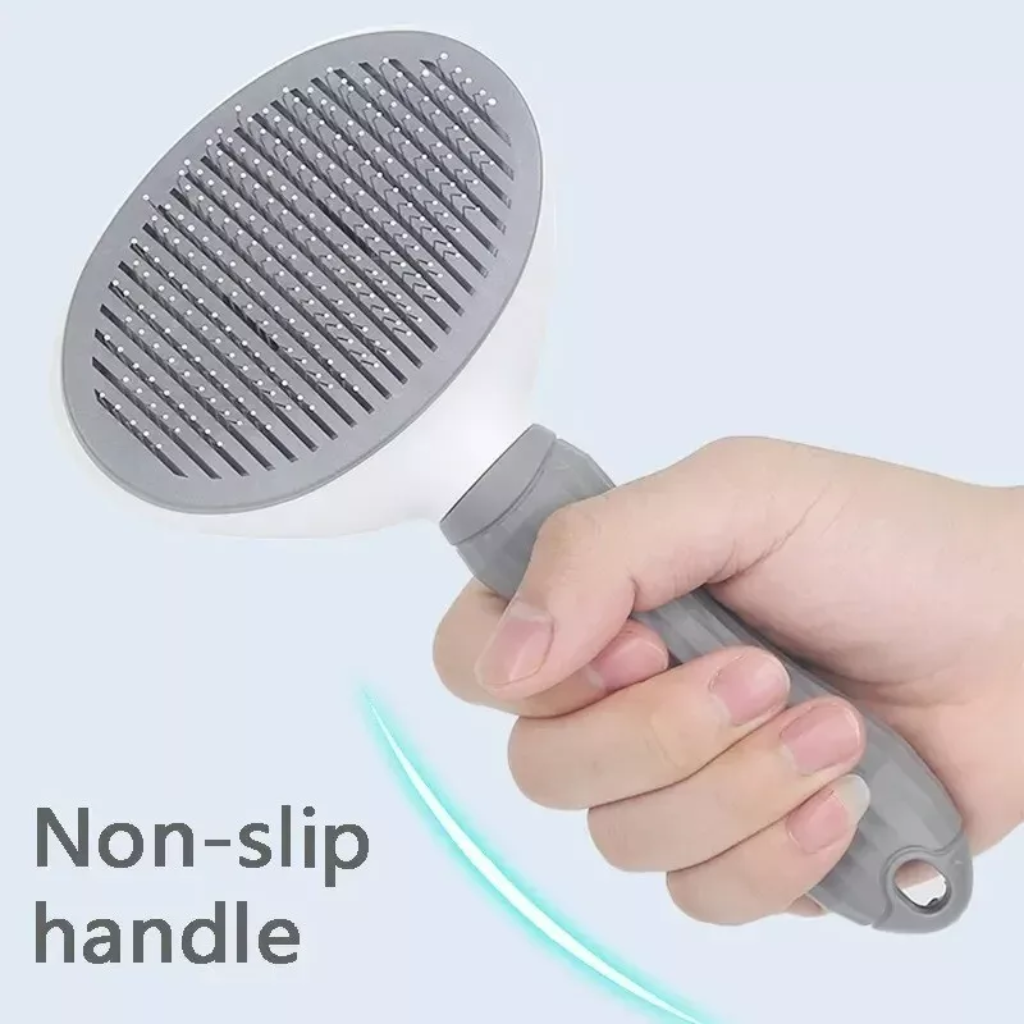 PawLuxe™ SleekGlide Self-Cleaning Brush
