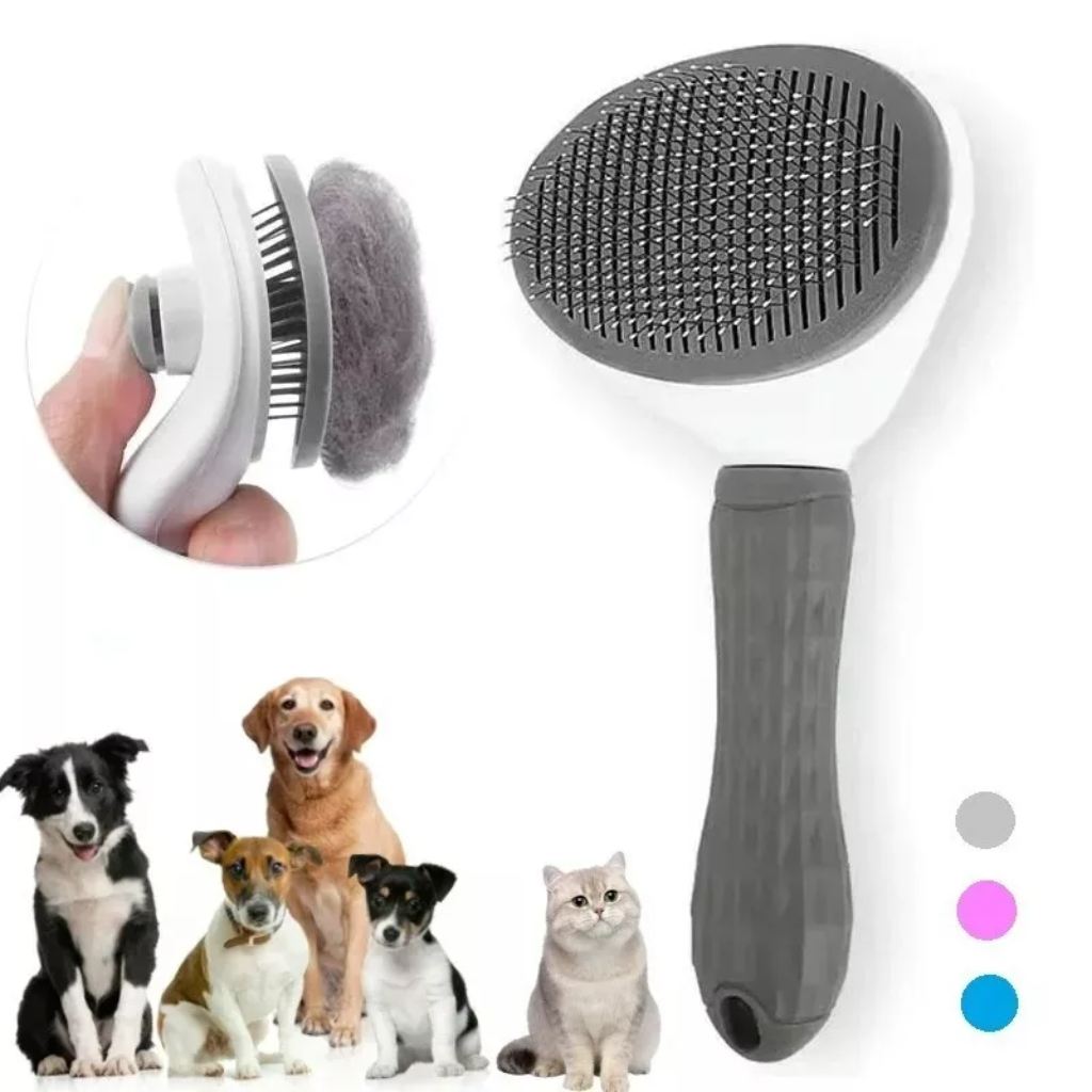 PawLuxe™ SleekGlide Self-Cleaning Brush