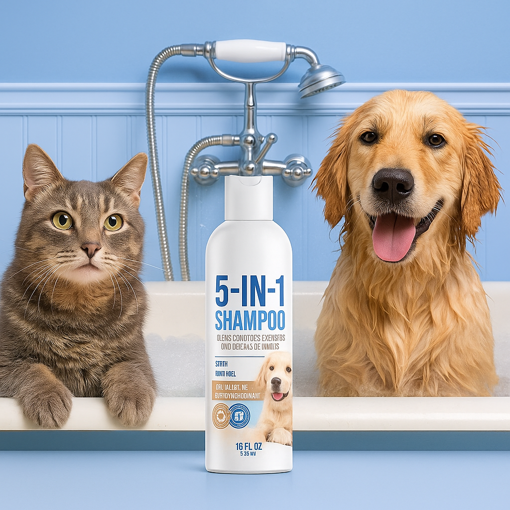 PawLuxe™ 5-in-1 Groom & Shine Wash