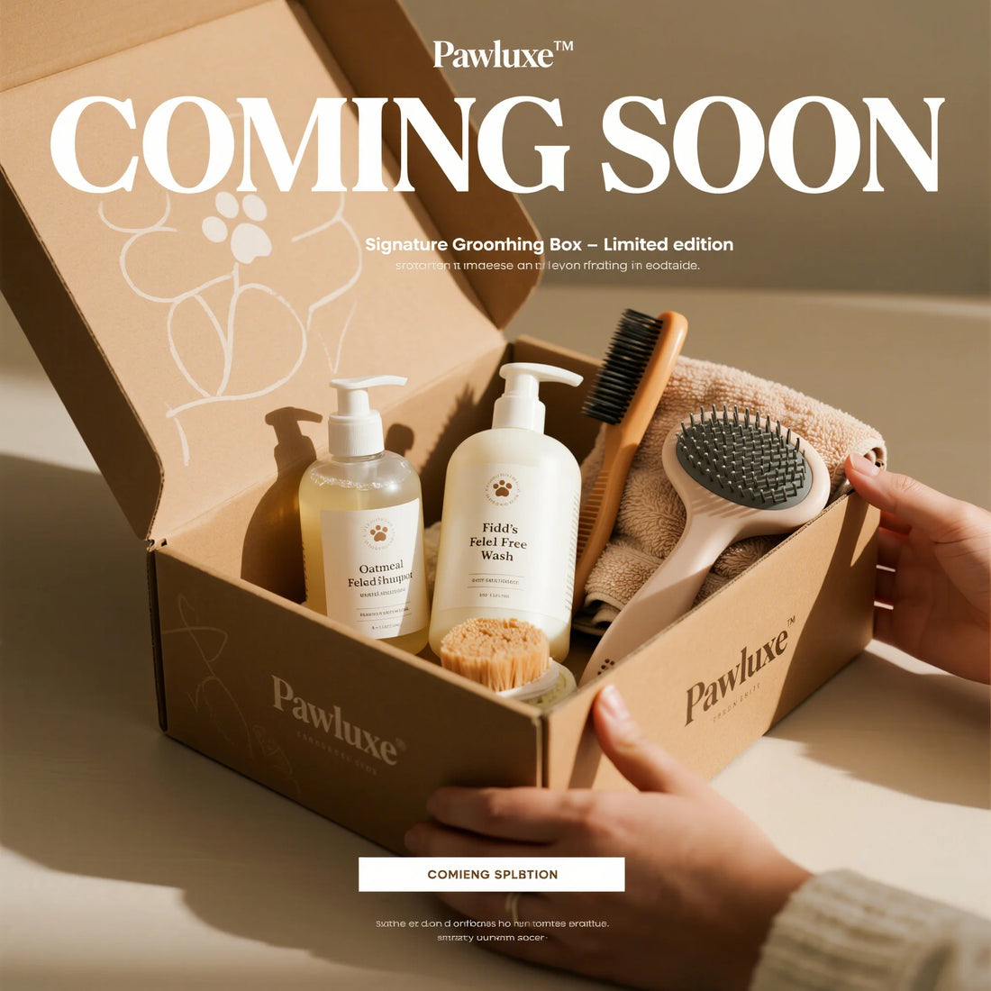 Pawluxe ™ Signiture Grooming Box - Limited Edition